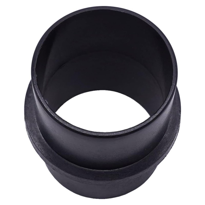 Riloer 60mm/ 2.36" Black Plastic Straight Connector - Ventilation Pipe