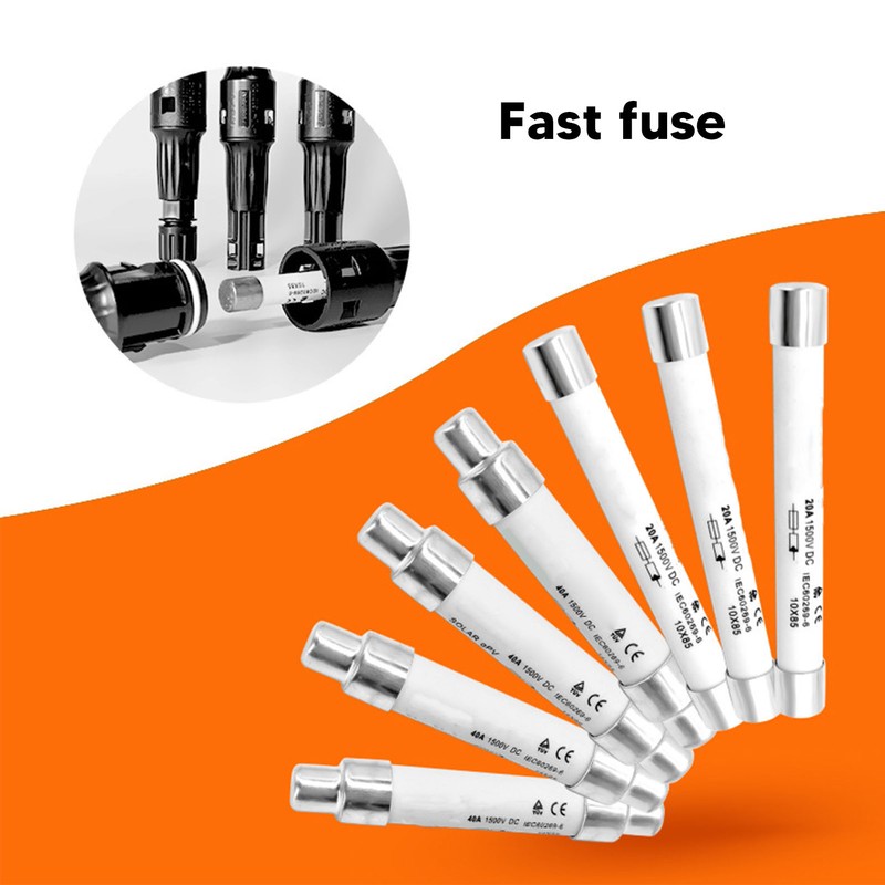 Fuse Holder Connector Flame Retardant Universal Interface IP68 15A PV
