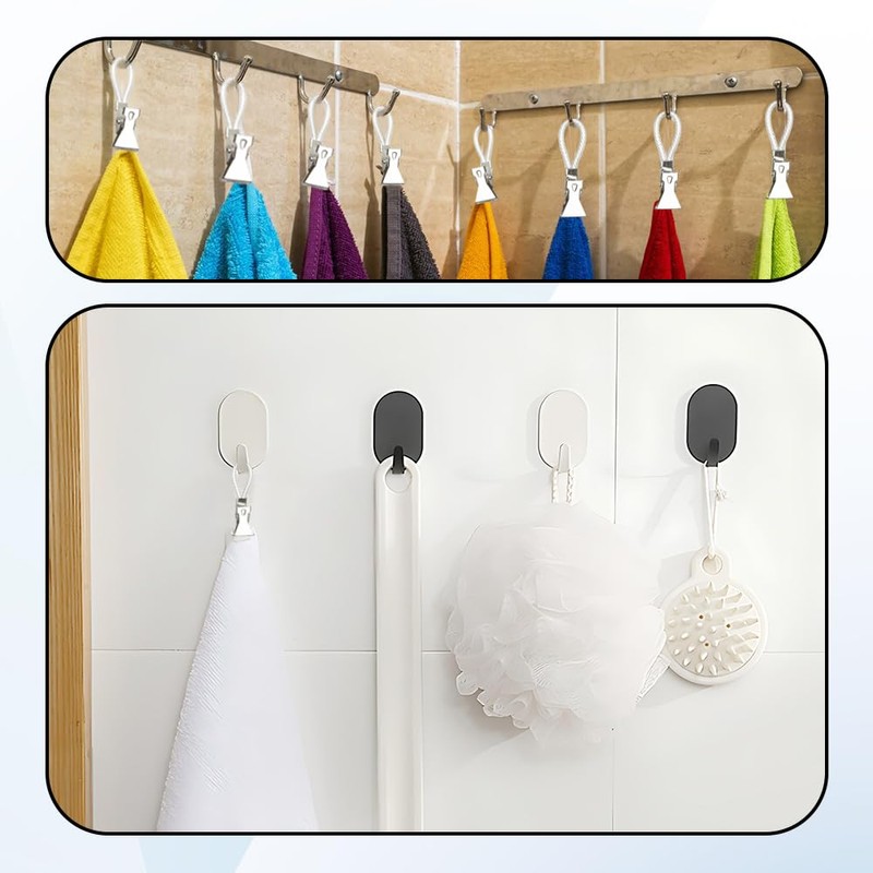 ZSUIQIN 30 Pcs Hanging Tea Towels Clip, for the Home,