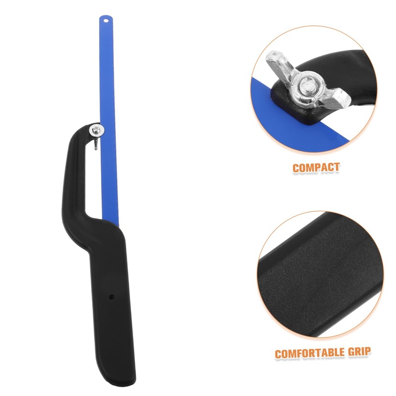 LALAFINA Tiny Mini Saw for Woodworking Portable Metal Craft Cutting