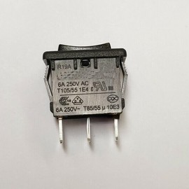 1pc R19A Double Side Self-Reset Switch 3 Pins 3 Position 6A 125/250VAC