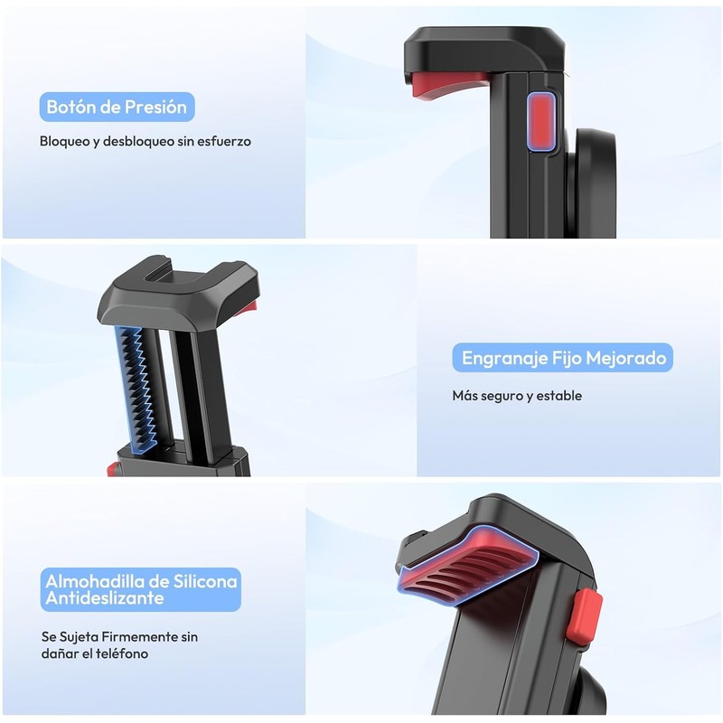ULANZI ST-06S Adaptador Ajustable Soporte trípode Celular