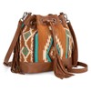 Wrangler Hobo Bags for Women Designer Aztec Bucket Purses Western