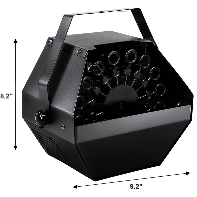 ATDAWN 1L High-Capacity Automatic Bubble Machine with 45ft Remote, Metal