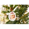 Pearhead 50016 Decorazione Ovale Double Face per Foto e Impronta