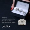 Jeulia Skull Engagement Ring Sets Sterling Silver Promise Eternity Band