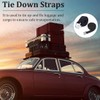 JTKREW 2 x 2 m lashing straps, zinc alloy snap