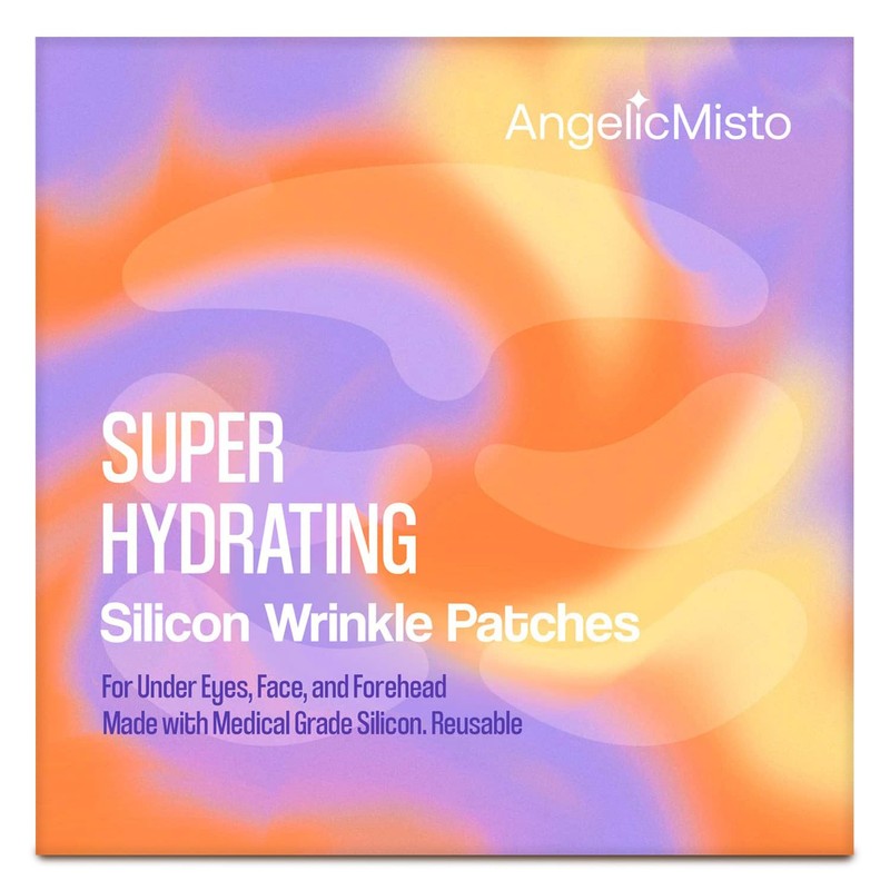 AngelicMisto Parches de Silicona Reutilizables para Ojos, Cara y Frente