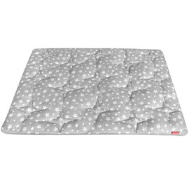 Rectangle Kids Play Mat for Kids Tent Indoor & Outdoor Toddler Tent, Non Slip Kids Play Tent Mat Large Kids Playhouse Tent Mat, Lovely Star Print Padded Washable Mat 53" L x 36" W