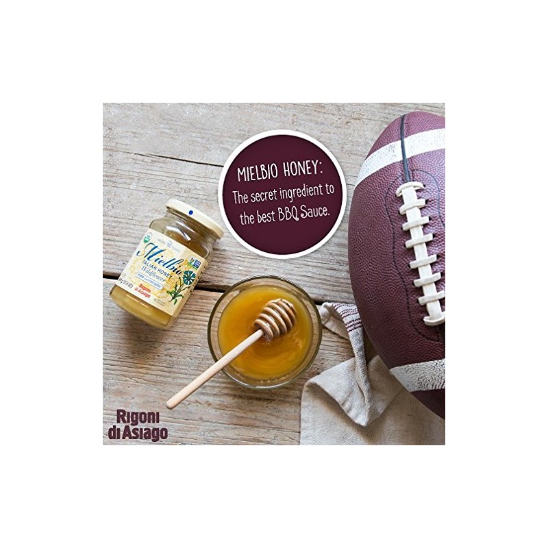 Rigoni di Asiago Mielbio Organic Italian Raw and Creamy Honey,