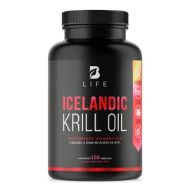 Aceite de Krill Puro 150 cápsulas 1000 mg. Ingredientes naturales: Astaxantina y Alta Concentración Omega 3 EPA y DHA. Icelandic Krill Oil B Life.. Ingredientes naturales: Astaxantina y Alta Concentración Omega 3 EPA y DHA. Icelandic Krill Oil B Life.