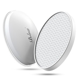 BALUCA Crystal Hair Eraser for Women and Men, Painless Glass Crystal Hair Removal Tool for Legs, Arms, Back, Reusable Exfoliating Hair Remover with Gentle Skin Smoothing, White