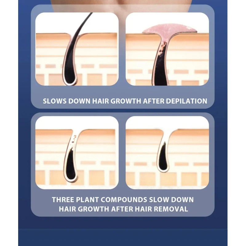 Crema Depilatoria Corporal Para Genitales 80g (2pcs)