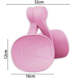 Axvxby Thigh Master Kegel Pelvic Floor Trainer for Women and Men Inner Thigh Exerciser Leg Strengthener Workout Equipment Home Gym Pilates Device (Pink)