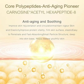 Juego de cuidado de la piel antienvejecimiento para mujeres, kit de cuidado facial diario de 10 piezas con vitamina C y péptidos, incluye limpiador, t