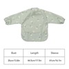 Infant Long Sleeve Bib Waterproof Cute Toddler Soft Sleeved Bib