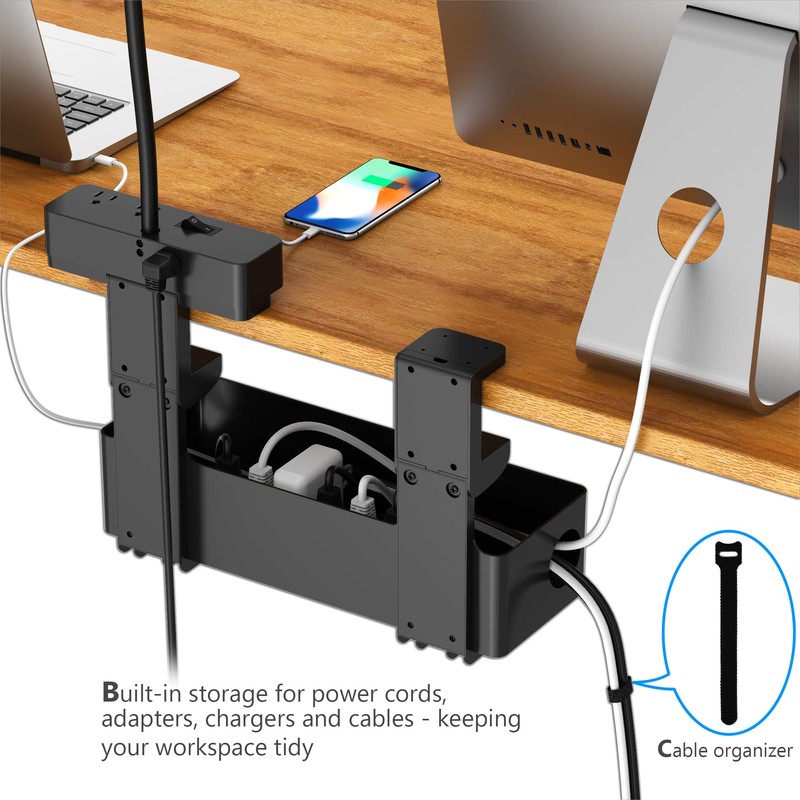 Drevet LED Desk Lamp for Home Office with Cable Management