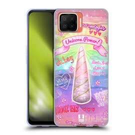 Head Case Designs Magisches Horn Einhorn Power! Soft Gel Handyhülle Hülle kompatibel mit Oppo F17