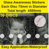 PACK OF 30 Circles (each 75mm in diameter) WINDOW ETCH