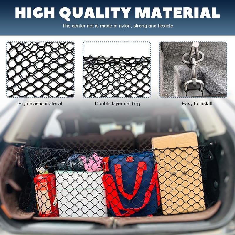 ZNDAW Stretchable Cargo Net, Adjustable Elastic Storage Mesh Nets, Envelope