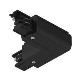 Paulmann ProRail3 91375 Rail System Connector L-Piece Inner 101 x 101 mm Max. 3.680 W Black Rail Systems Ceiling Rail Metal, Plastic