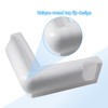 VEITHI White Dock Corner Bumper, 2 Pack Vinyl 90 Degree