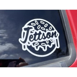 719 Designs Jettson Donut Jett Lawrence 18 Honda Die-cut Sticker, Buy 2 Get 1 FREE