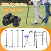 Bonsicoky 2 Pack Cane Tips 3/4 Inch Heavy Duty Rubber
