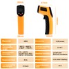 DEWIN Infrared Thermometer -50°C~400°C Real Time Temperature Display Suitable for