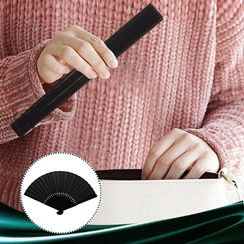 ASelected Folding Hand Fan, 21 CM