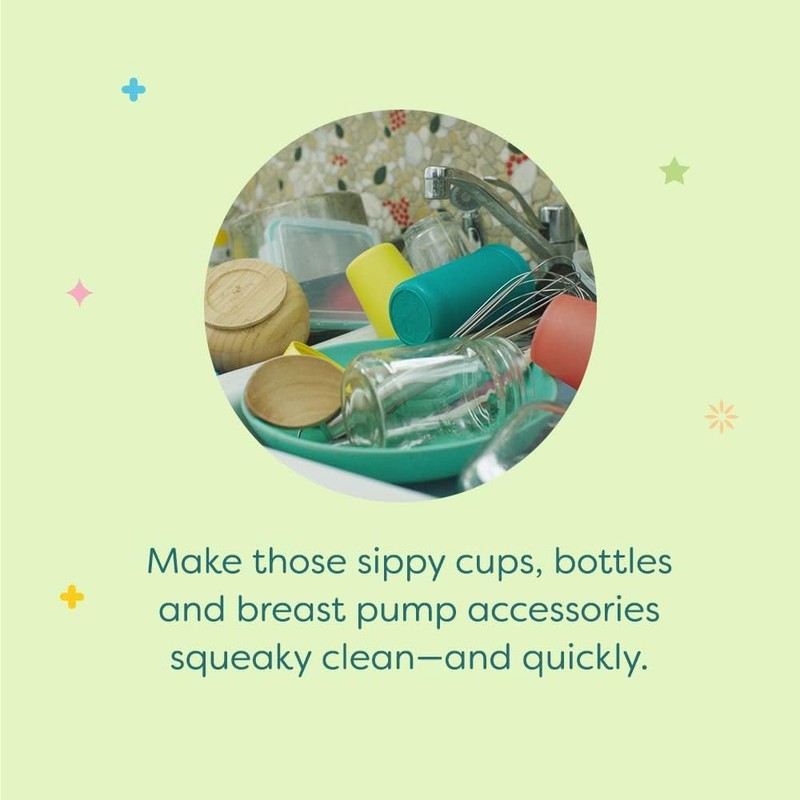 Babyganics Foaming Dish Soap, Pump Bottle, Fragrance Free, 16oz, 3