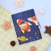 GINMLYDA Boys Diary with Lock for Kids, Spacecraft Diaries 7.1x5.3
