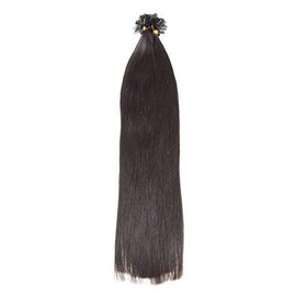 150 x 0.5g x 45 cm Indian Remy Human Hair Weave 100% Human Hair U-tip Extensions Extensions/with Accessories, , , black-dark brown,