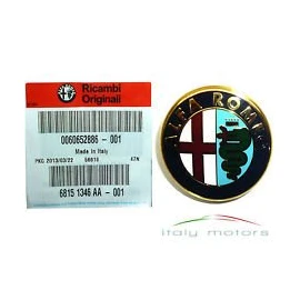 Original Alfa Romeo 60652886 Wheel Centre Caps Set of 4 50 mm