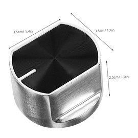 SEWACC 8PCS Ergonomic Gas Stove Knobs Replacement Modern Design for Easy Control of Range Oven and Grill Compatible with Various Kitchen Styles