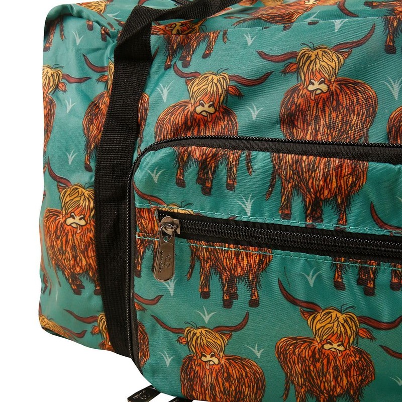 Eco Chic Recycled Cabin Holdall Bag, Lightweight Foldable Carry-On Luggage