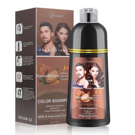 Generic Black Hair Dye Shampoo, 3 in 1 Formula, 500ml, Ammonia Free (BLACK)