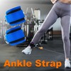 Ankle Straps,Double D-Ring Ankle Resistance Bands Adjustable Wrist Cuffs Kickback