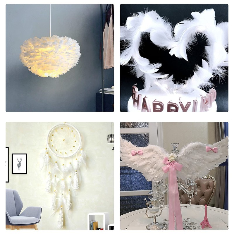 Doyeemei Feather Shower, Feather Shower, Plenty of Feathers, 200 Pieces,
