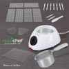 NutriChef Chocolate Melting Warming Fondue Pot - 25W Chocolate Melter