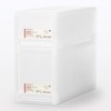 Mujin Ryohin Polypropylene Small Item Storage Case Half Medium 83831820