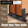 3-Pack Sliding Closet Door Floor Guide Bracket | Universal Fit