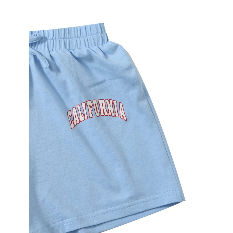 SHENHE - Conjunto de 2 piezas de playera corta y