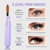 SILKSENCE USB Rechargeable Heated Eyelash Curler, 3‑Level Adjustable Heat Lash