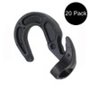 (20) Pack Heavy Duty Plastic Shock Cord Bungee Rope Hooks