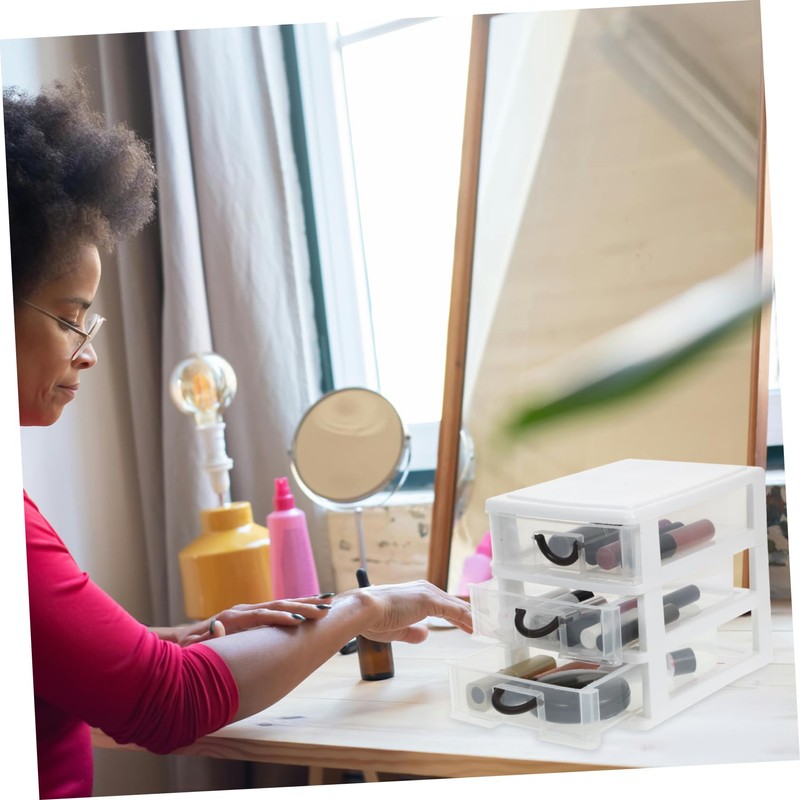 KOMBIUDA Organizer Box Elegant Storage for Cosmetics and Stationery for