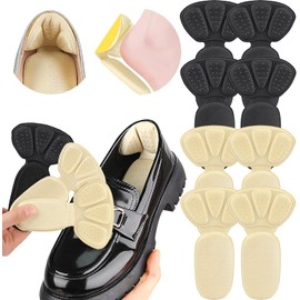 Almohadillas de Talón para Zapatos Sueltos,8 Adheribles para Zapatos de Mujer y Hombre,Plantillas para Zapatos Tacones Protector,para Calzado Deportivo,Zapatos de Cuero,Tacones Altos,etc.