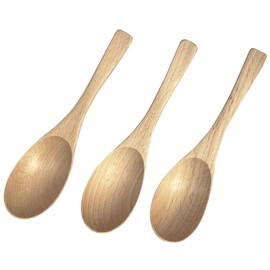 kicoriya Set of 3 Wooden Soup Spoons Astragalus