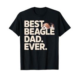 Best Beagle Art For Men Father Dad Beagle Dog Beagle Lover T-Shirt