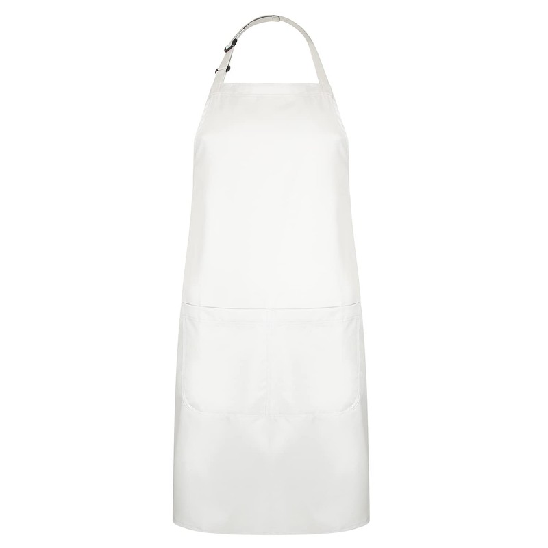 Bronta Mill Plain Unisex Chef Work DIY Apron with Twin